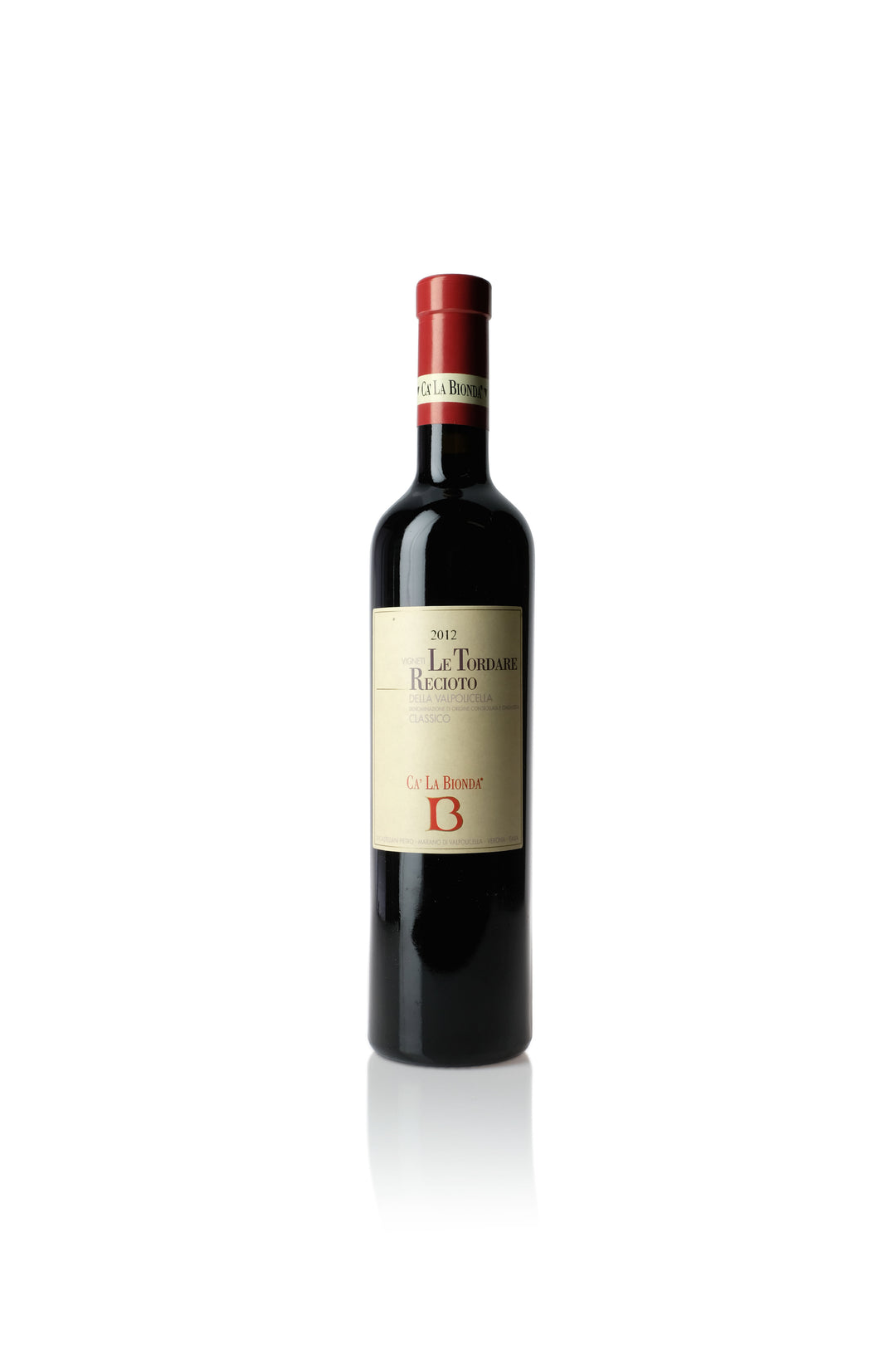 Ca' La Bionda, Recioto della Valpolicella Classico Vigneti Le Tordare 2015 - 500mL