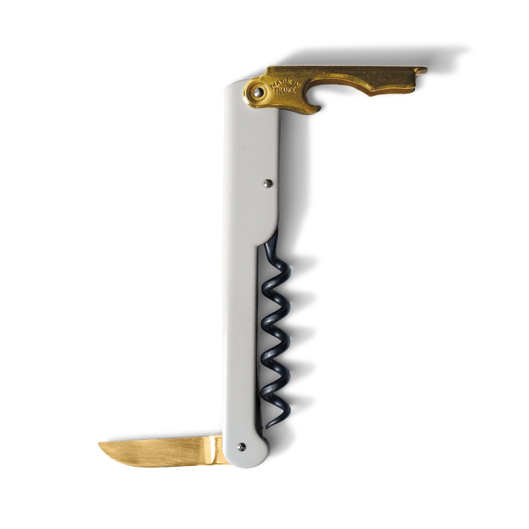 Cartailler Deluc Corkscrew - White & Gold