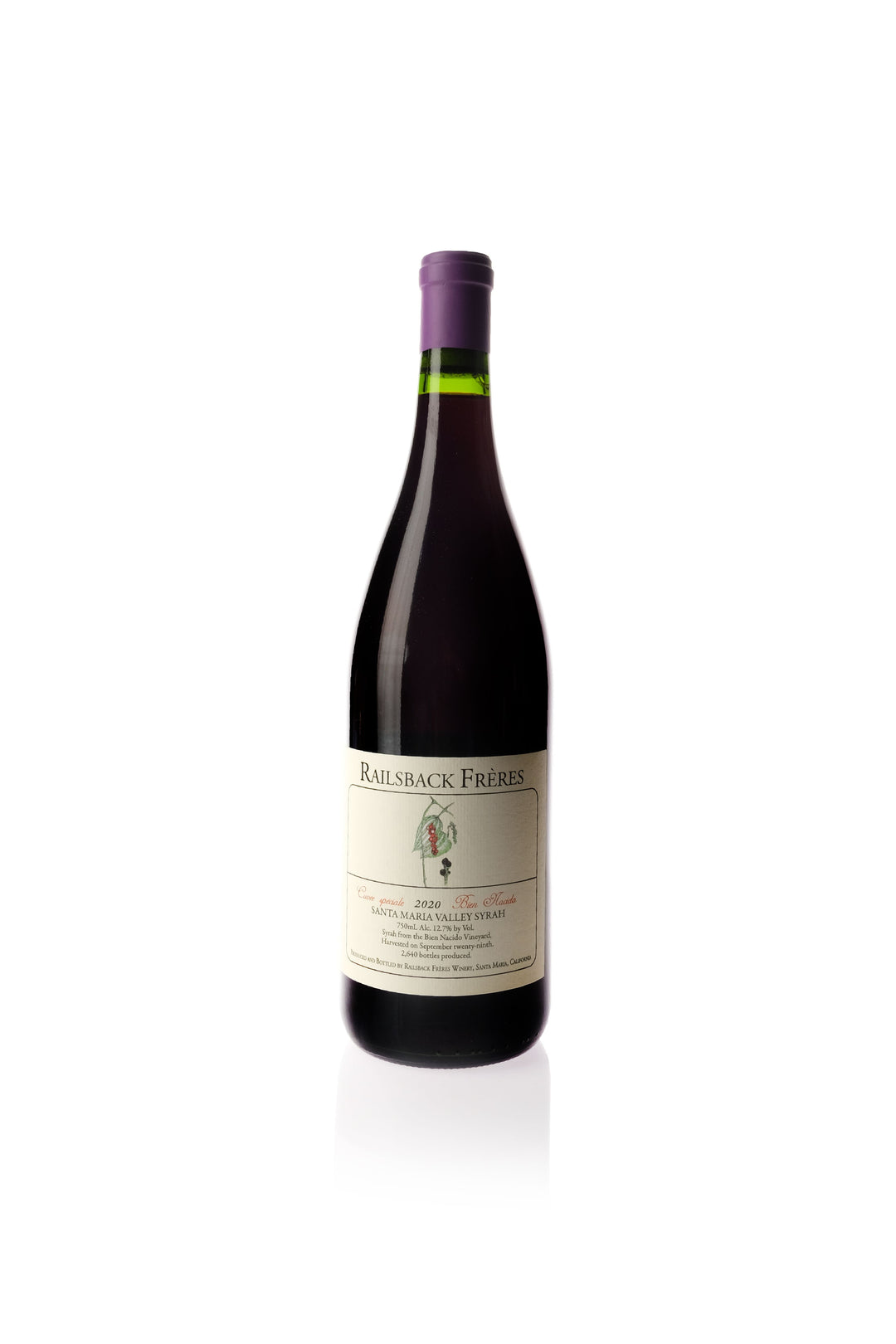 Railsback Freres, Bien Nacido Syrah 'Cuvee Speciale' 2020