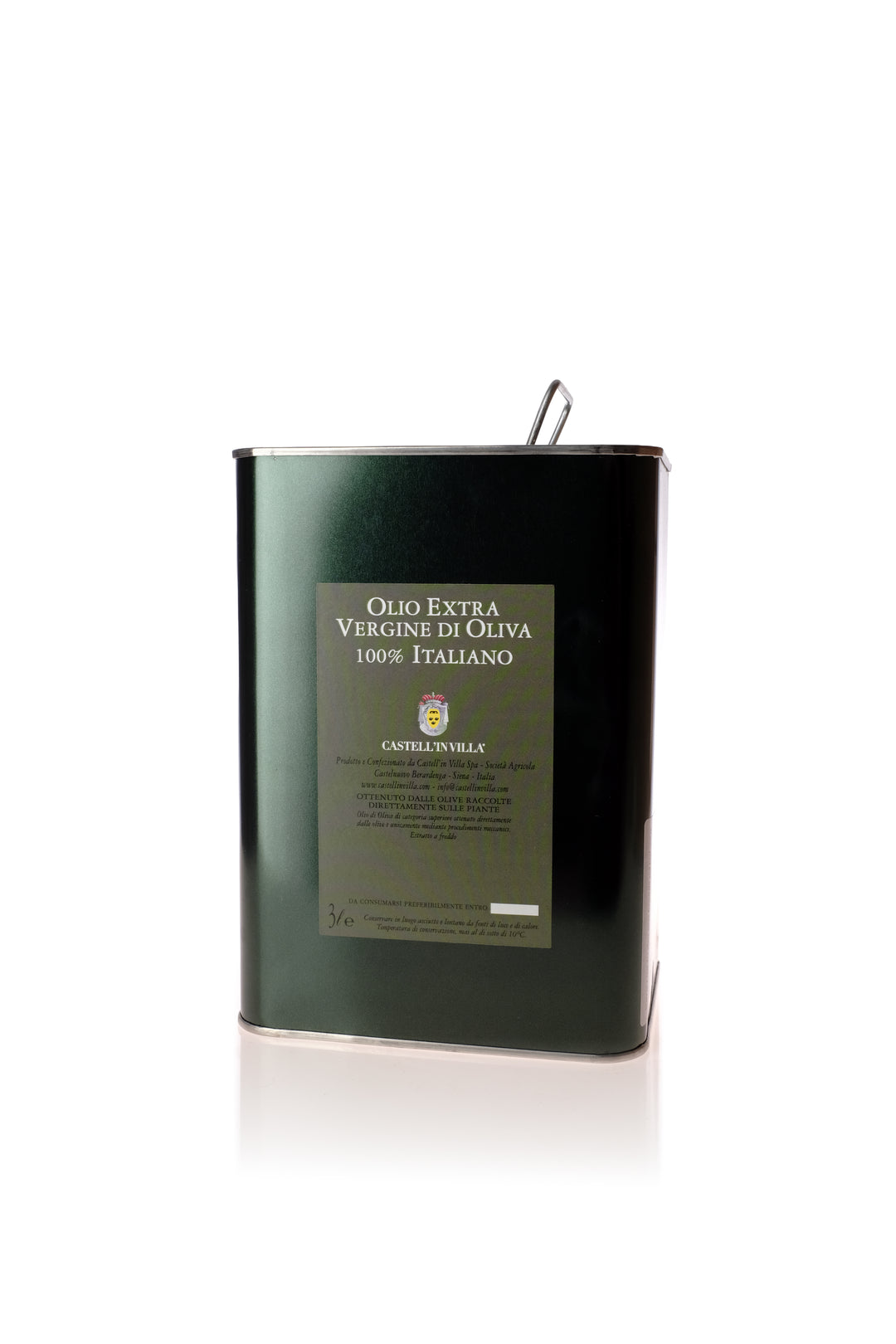 Castell'in Villa, Olio Extra Vergine di Oliva Biologico 2025 3LITRE